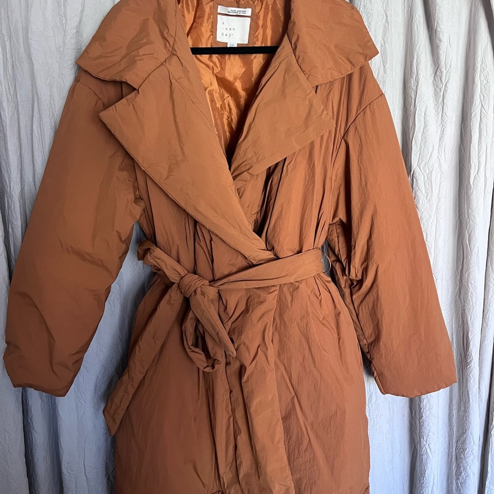 a new day Terracotta Water-Resistant Coat